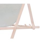 LESENI LEŽALNIK PLATINET, LAHEK IN MAXIMALNO ZLOŽLJIV SIVO-BEŽ