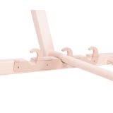 LESENI LEŽALNIK PLATINET, LAHEK IN MAXIMALNO ZLOŽLJIV SIVO-BEŽ