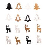 LESENI OKRASKI - SMREKE IN JELENI