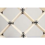 KONEKTOR X ZA POVEZAVO 4 LESNIH PLOŠČ PLAYWOOD ČRN