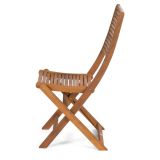 LESENI STOL FIELDMANN FDZN 4012-T, 49X59X94 CM ZLOŽLJIV, AKACIJA 2 STOLA