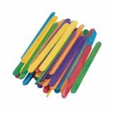 LESENI USTVARJAL. DODATKI RAYHER LESENA PALČKE MEŠANE NARAVNE 110X11 MM 72 KOS