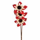 LESENO CVETJE SESTAVLJENO CVETJE RDEČE