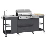 LETNA KUHINJA CATTARA VRTNA KUHINJA VICENZA 4 + 1 S KUHALNIKOM