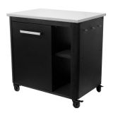 LETNA KUHINJA COZZE MIZA Z INOX PLOŠČO 90X60X90 CM (90527)