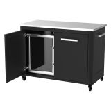 LETNA KUHINJA COZZE OMARA Z INOX POLICO + HLADILNIK 90526+90540