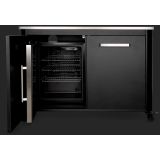 LETNA KUHINJA COZZE OMARA Z INOX POLICO + HLADILNIK 90526+90540