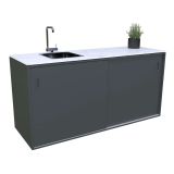 LETNA KUHINJA MS VISCOM ELEMENT S POMIVALNIM KORITOM 1800X634 MM