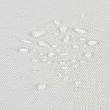 LEŽALNIK IZ TEKSTILENA NATERIAL LYRA II S KOLESI BEL ALU, TEKSTILEN