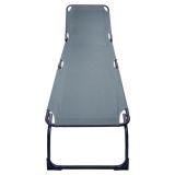 LEŽALNIK ZA KAMPIRANJE CATTARA BERLIN 197 X 57 CM ZLOŽLJIV SIV