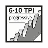 LIST SABLJASTE ŽAGE BOSCH S 2345 X HCS ZA LES 200X19X0.8 MM 6-10 ZPZ