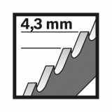 LIST VBODNE ŽAGE BOSCH T 341 HM ZA PVC 106 MM 5 ZPZ