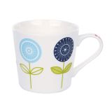 LONČEK 380 ML LEAVES RAZLIČNI BARVNI DEKORJI