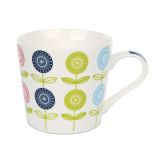 LONČEK 380 ML LEAVES RAZLIČNI BARVNI DEKORJI