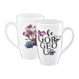 LONČEK 400ML BE BEAUTIFUL  IZ PORCELANA