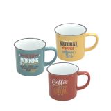 SKODELICA / LONČEK TOGNANA 390ML VINTAGE RAZLIČNI BARVNI VZORCI