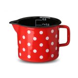 LONEC / KOZICA EMO LONEC S KLJUNOM 1 L 12 CM BELE PIKE