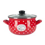 LONEC / KOZICA ALPEKS KOZICA V SP 18CM/2.6L RDEČA KUHAM Z LJUBEZNIJO