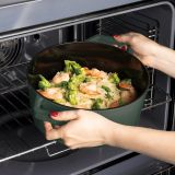 LONEC / KOZICA BERLINGER HAUS KOZICA S POKROVOM 24 CM LITOŽELEZNA MAT ZELENA