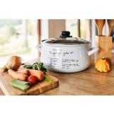 LONEC / KOZICA CUCKOO CUPS EMAJLIRAN LONEC 24 CM 6.5 LIT GOVEJA JUHA