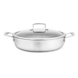 LONEC / KOZICA ENAMELIE 28 CM MATRIX KOZICA PLITVA S STEKL.POKROVOM