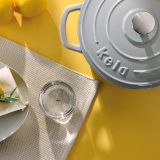 LONEC / KOZICA KELA 3.2 LIT CALIDO OKROGLI ALUGUS SVETLO SIVA