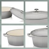 LONEC / KOZICA KELA 4.6 LIT CALIDO OKROGLI ALUGUS SVETLO SIVA