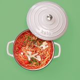 LONEC / KOZICA KELA 4.6 LIT CALIDO OKROGLI ALUGUS SVETLO SIVA