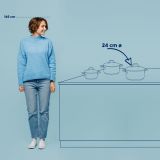 LONEC / KOZICA KELA 4.6 LIT FLAVORIA S POKROVKO 18/10