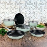 LONEC / KOZICA VITRINOR 24 CM 2 ROČAJA NORDIC S STEKLENIM POKROVOM