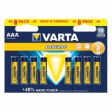 ALKALNI BATERIJSKI VLOŽEK VARTA LONGLIFE AAA / LR03 BL/8