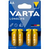 ALKALNI BATERIJSKI VLOŽEK VARTA LR06 AA BL/4 LONGLIFE