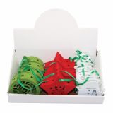 OKRASEK ZA JELKO GLOSSTYLE LUČKA IZ FILCA 12 CM SORTIRANO 12X4X12 CM