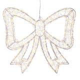 LUČKE DECORIS PENTLJA 38X4.5X34 CM SREBRN Z LED LUČ. 500 L