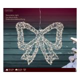 LUČKE DECORIS PENTLJA 38X4.5X34 CM SREBRN Z LED LUČ. 500 L