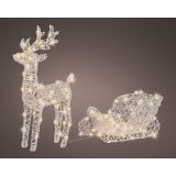 LUČKE LUMINEO JELEN S SANMI TOPLO BELA 100 LED LUČK IP44