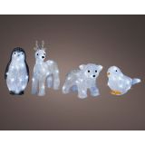 LUČKE LUMINEO PINGVIN/JELEN/MEDVED/PTIČ LED LUČKE SORT