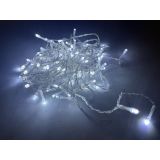 LUČKE MQ 80 LED BELE S KRMILNIKOM BATERIJSKE TRANSPAR. ŽICA