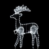 LUČKE MQ JELENČEK 3D BELI LED 85 CM (V) SVETLOBNA CEV