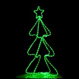 LUČKE MQ JELKA 3D LED ZELENA 120 CM( V) SVETLOBNA CEV