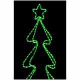 LUČKE MQ JELKA 3D LED ZELENA 120 CM( V) SVETLOBNA CEV