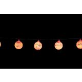 LUČKE MQ KROGLE S SNEŽINKAMI 5.5 CM ROZA BARVE