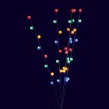 LUČKE MQ LED BELE VEJE 120 CM 40 MEHKIH KROGLIC