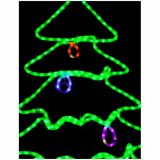 LUČKE MQ SMREKA LED 115 CM Z ZVEZDO IN GIRLANDO