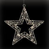 LUČKE MQ ZVEZDA Z LUČKAMI 46X3X46 CM