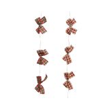 LUČKE PENTLJE KARO 10 LED 2X AA 90CM SORT