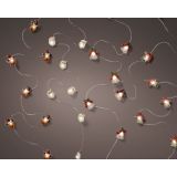 LUČKE VERIGA LED LUČK, 20 LUČK, BOŽIČEK/ZVONEC/JELEN/GOBA