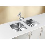 NERJAVNO POMIVALNO KORITO ALVEUS LUNO 20, SATIN 340X400 MM