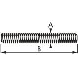 NAVOJNA PALICA DIN 975 M-5X1000 A2F 4.8