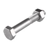 6-OGLATI VIJAK DIN 931 8X40 A2F V ZAVITKU JE 10 KOS